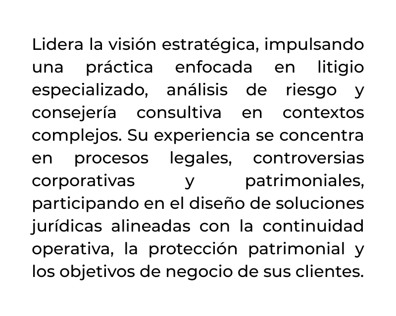 Perfil profesional de Lic. Juan Carlos Mariscal Escobedo