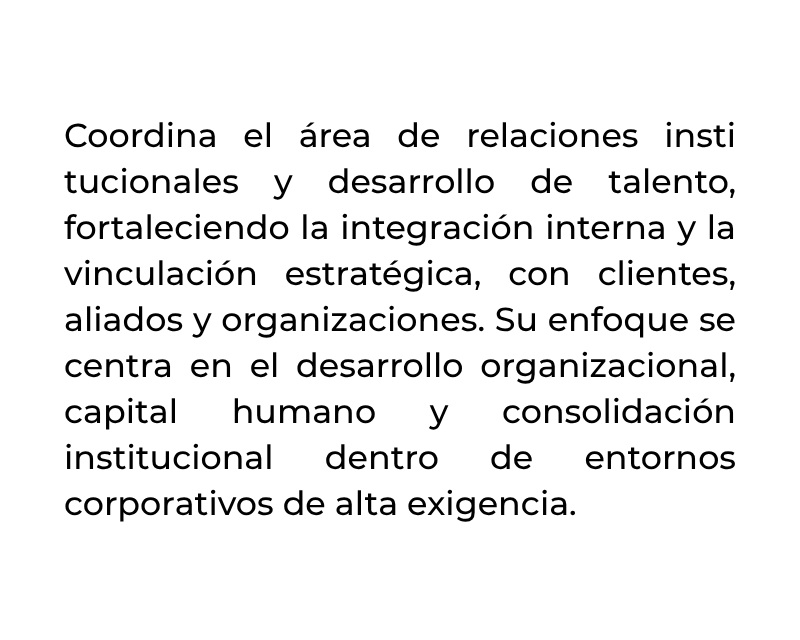 Perfil profesional de Lic. Teresa Gómez Maldonado